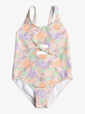 Girls'' Roxy All About Sol One-Piece Swimwear | HEMZ-62917