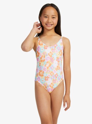 Girls'' Roxy Floraya One-Piece Swimwear | SELU-06719