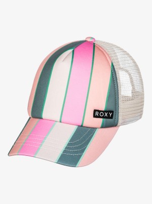 Girls'' Roxy Honey Coconut Trucker Hats | UHNQ-50489