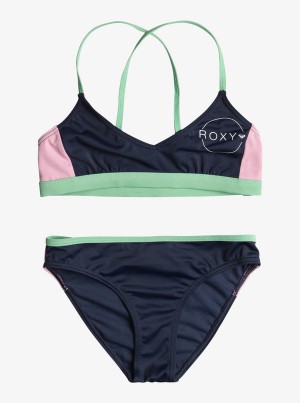 Girls'' Roxy Ilacabo Active Athletic Set Swimwear | KJOS-47681