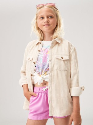 Girls'' Roxy Let You Know Corduroy Tops | DPIA-29875