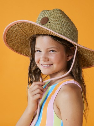 Girls'' Roxy Pina To My Colada Sun Hats | VLFT-21849