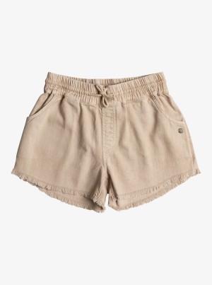 Girls'' Roxy Scenic Route Twill Shorts | AFCS-16037