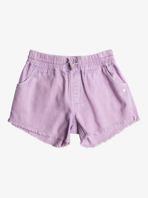 Girls'' Roxy Scenic Route Twill Shorts | EVML-10249