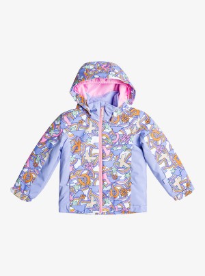 Girls'' Roxy Snowy Tale Technical Snowboard Jackets | HYCQ-12698