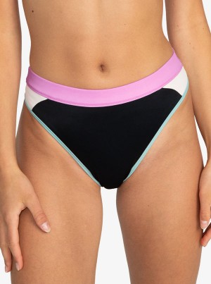 Roxy Active Mid Waist Bikini Bottoms | QECK-86517