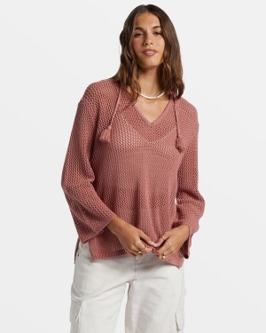 Roxy After Beach Break V-Neck Sweaters | KOUC-31274