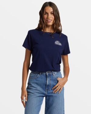 Roxy Get Lost In The Moment Boyfriend T Shirts | 23748TYQO