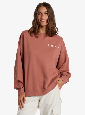 Roxy Lineup Oversized Crew Neck Loungewear | KSJL-27416