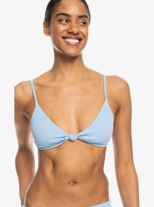 Roxy Love The Surf Knot Bikini Tops | MLHX-75360