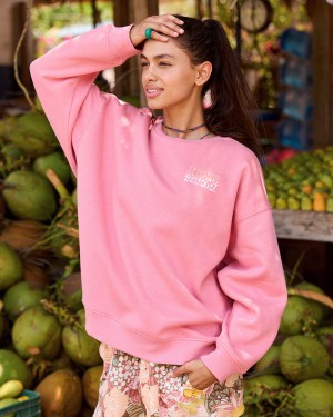 Roxy Morning Hike Crew Neck Loungewear | VIBJ-18953