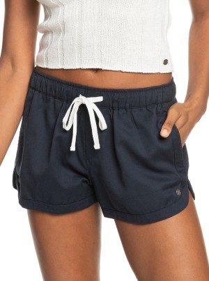 Roxy New Impossible Love Elastic Waist Shorts | HSYZ-85036