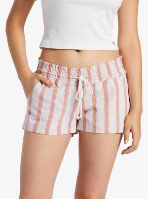 Roxy Oceanside Elastic Waist Shorts | LNUA-49387