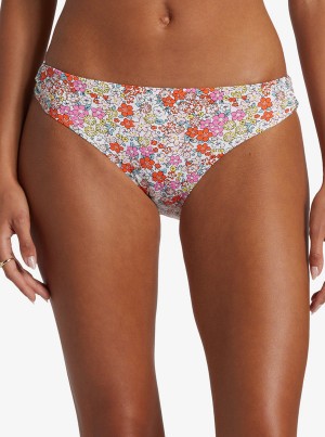 Roxy Printed Beach Classics Hipster Bikini Bottoms | LTCF-63810