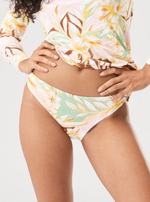 Roxy Printed Beach Classics Strap Hipste Bikini Bottoms | YHGD-14987