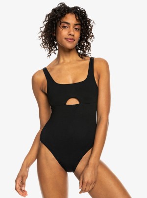 Roxy Pro The Double Line One-Piece Swimsuits | OAYQ-84693