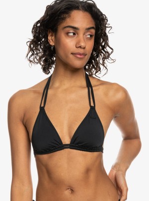 Roxy Solid Beach Classics Mini Tikitri Bikini Tops | VHWO-07841