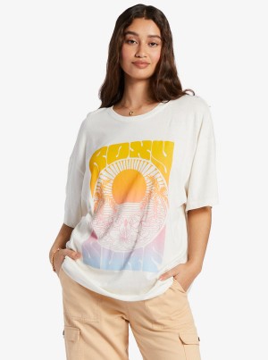 Roxy Sunrise Tropics T Shirts | 92701ICOL