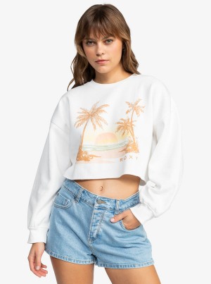 Roxy Sunset Beach Morning Hike Crop Hoodie | SIAB-57819