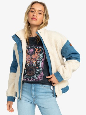 Roxy Wrap It Up Corduroy Aviator Jackets | ESJA-69270