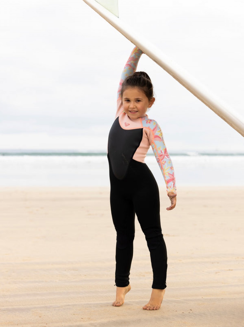 Girls\'\' Roxy 3/2mm Prologue Back Zip Wetsuit Swimwear | SOBX-38250