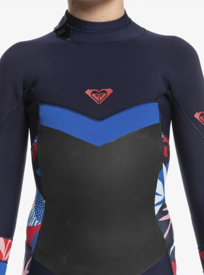 Girls'' Roxy 3/2mm Syncro GBS Long Sleeve Fullsuit Swimwear | TXMU-80346