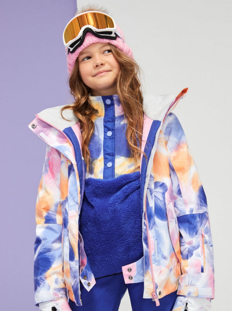 Girls'' Roxy Alabama Technical Fleece Snowboard Jackets | ZLNS-49527