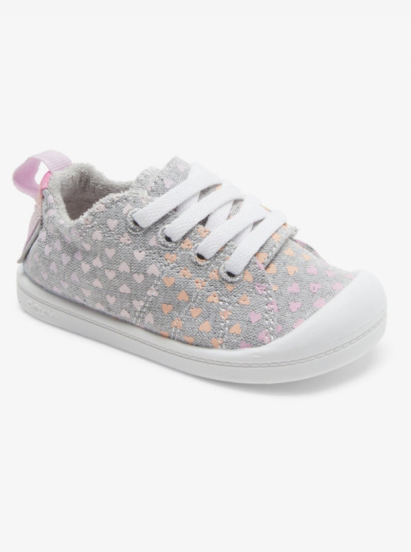 Girls\'\' Roxy Bayshore Sneakers | UJHT-19634