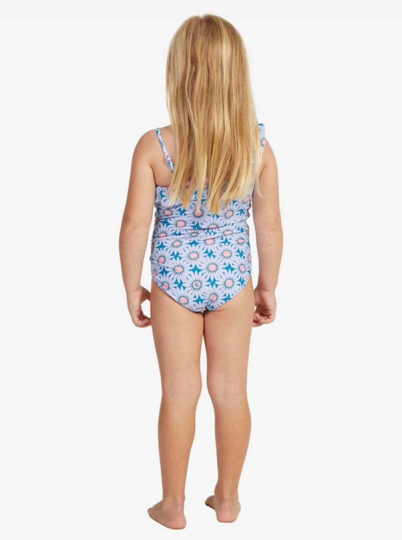 Girls'' Roxy Bold Florals One-Piece Swimwear | HJVP-86317