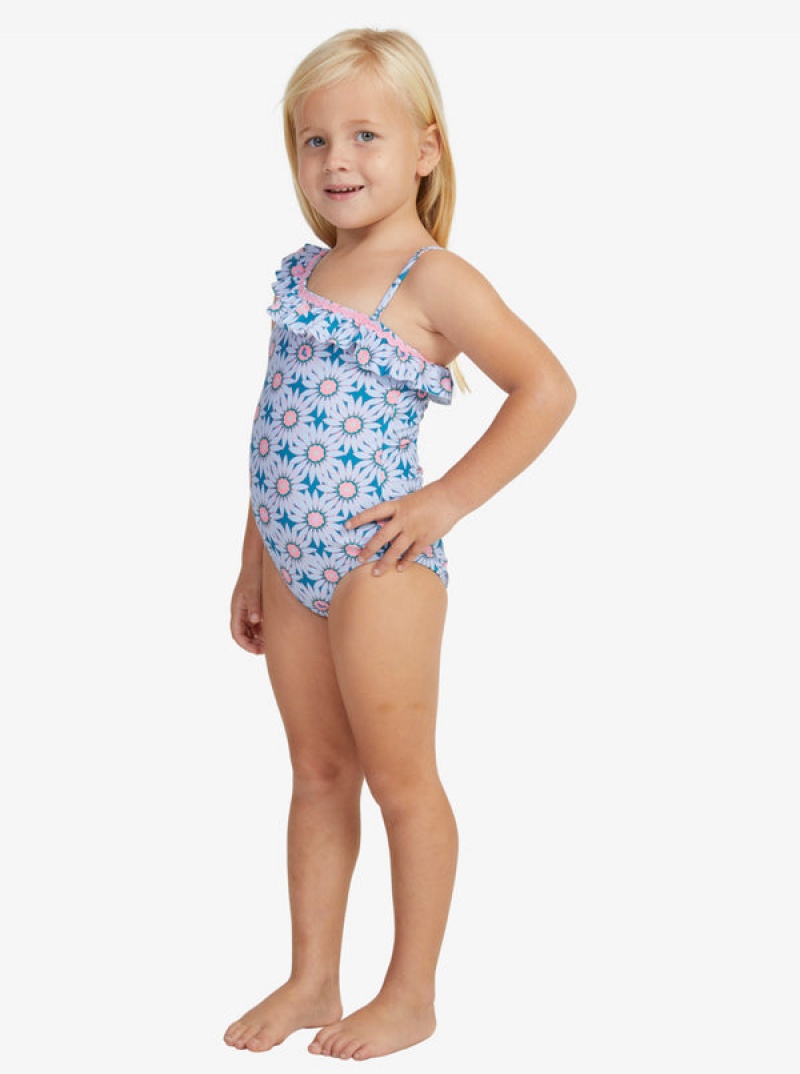 Girls'' Roxy Bold Florals One-Piece Swimwear | HJVP-86317