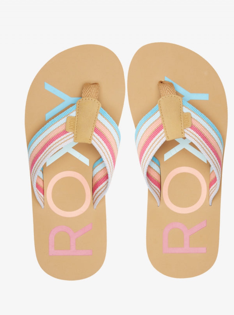 Girls'' Roxy Chika Hi Sandals | ZRDQ-56812