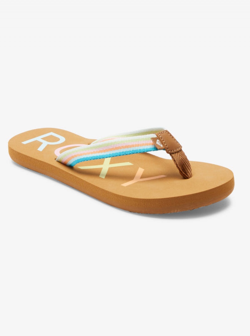 Girls'' Roxy Colbee Flip Flops | LWCN-80245