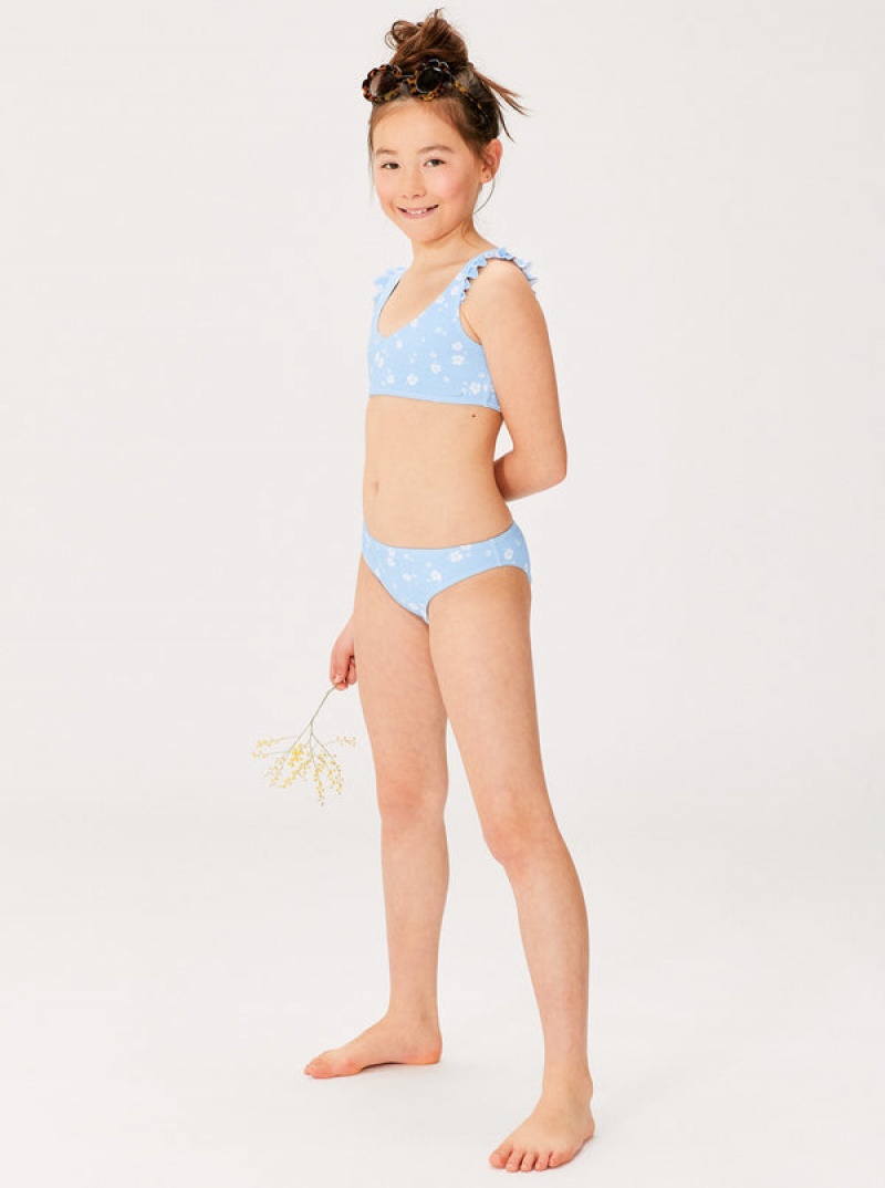 Girls'' Roxy Dreamer Ruffle Bralette Set Swimwear | UDKS-23985