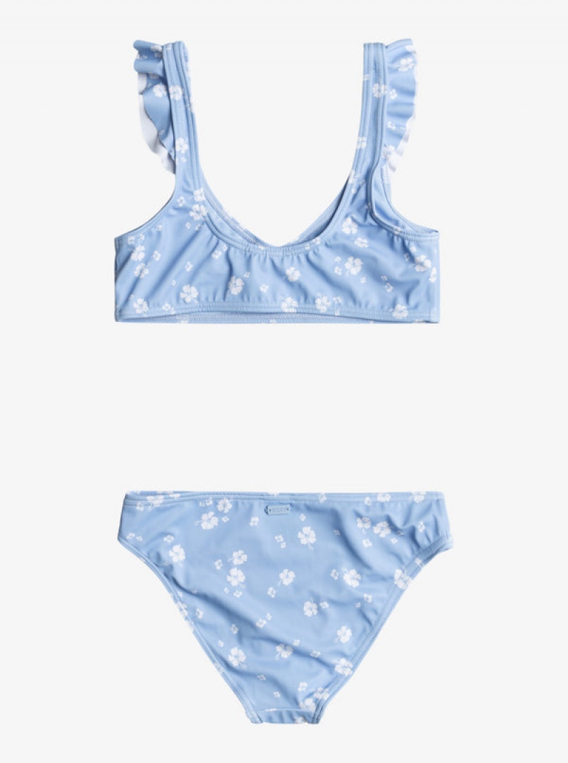 Girls'' Roxy Dreamer Ruffle Bralette Set Swimwear | UDKS-23985