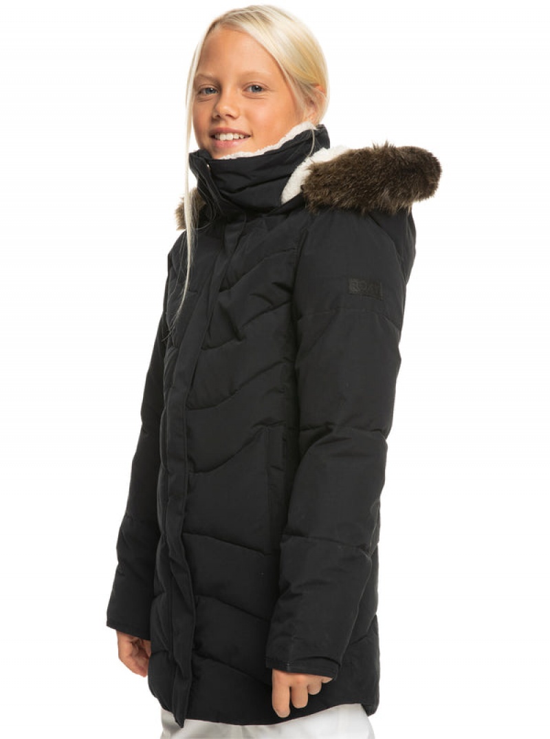 Girls'' Roxy Elsie Longline Winter Jackets | NBWS-56274