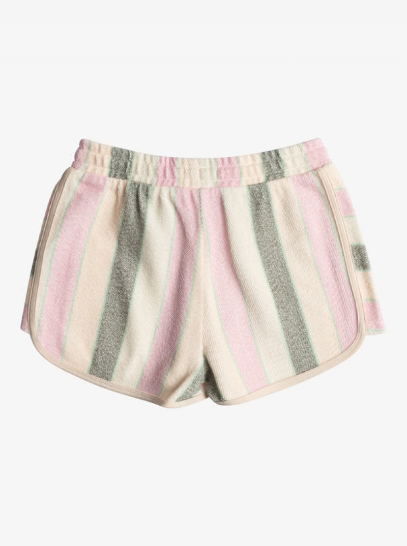 Girls'' Roxy Feels Like Summer Striped Shorts | YNTK-98065