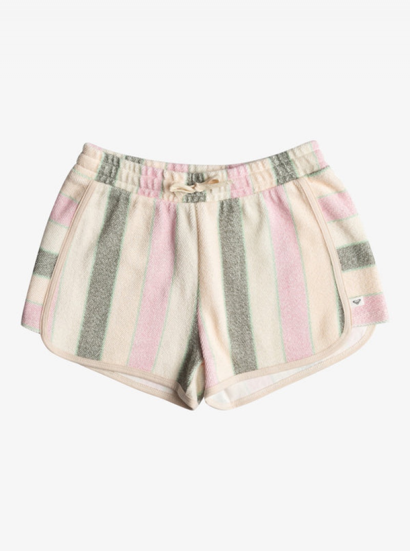 Girls\'\' Roxy Feels Like Summer Striped Shorts | YNTK-98065