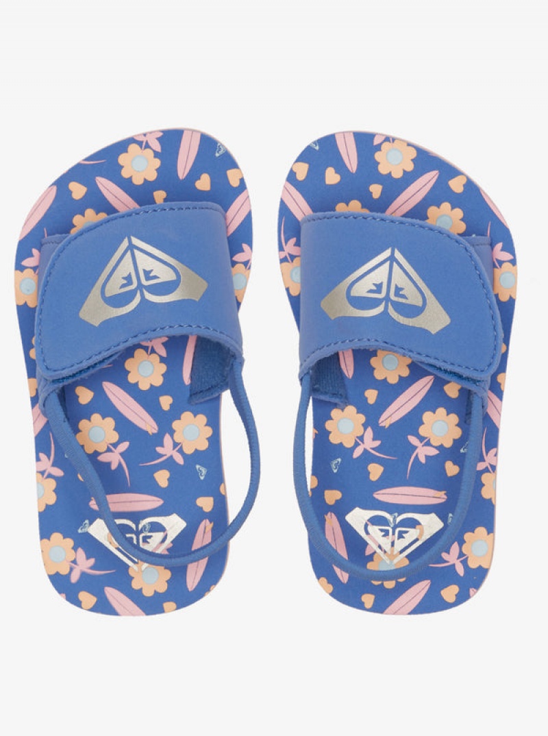 Girls'' Roxy Finn Sandals | OCUD-06489