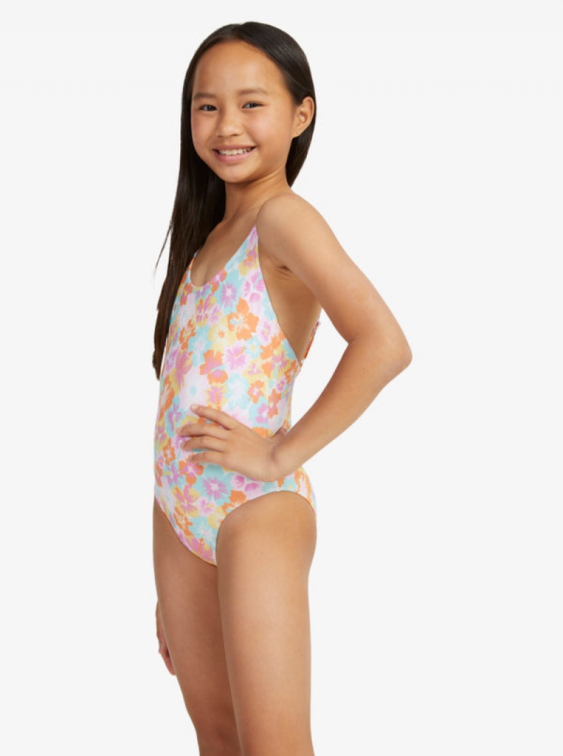 Girls'' Roxy Floraya One-Piece Swimwear | SELU-06719