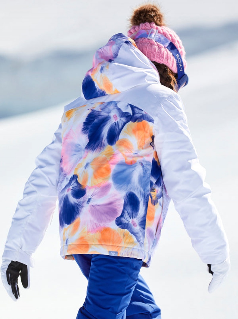 Girls'' Roxy Greywood Technical Snowboard Jackets | ZKLI-91403