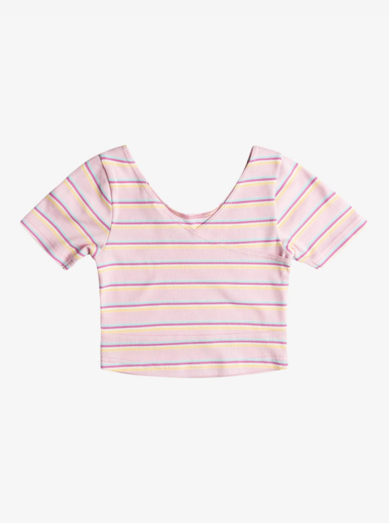 Girls'' Roxy Happiest Year Knit T Shirts | PUFW-30541