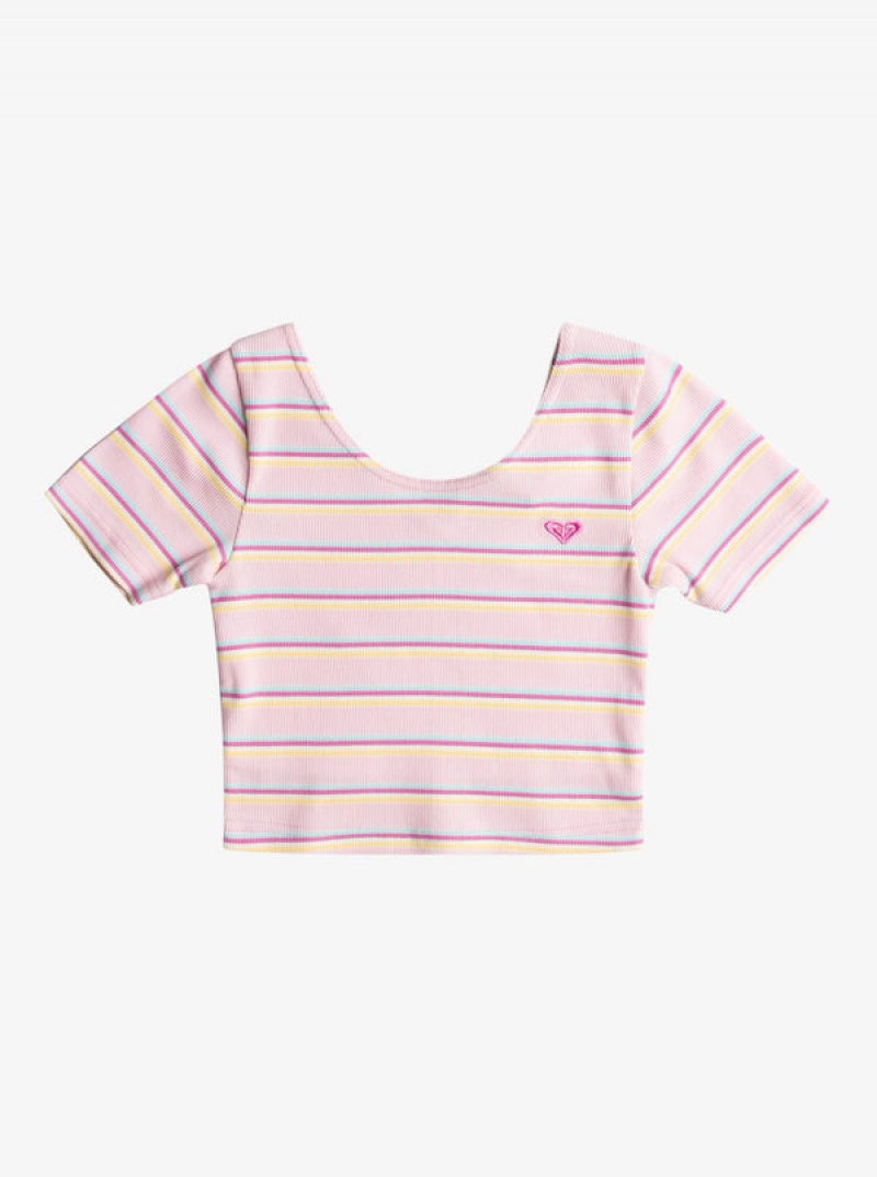 Girls\'\' Roxy Happiest Year Knit T Shirts | PUFW-30541