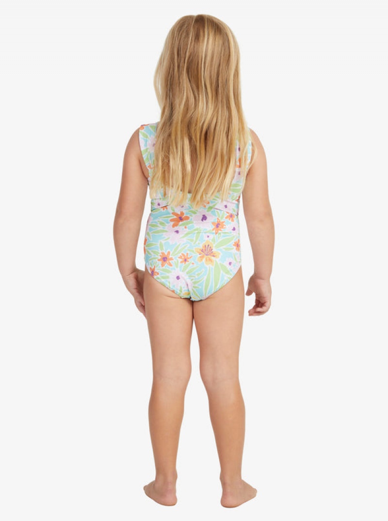 Girls'' Roxy Hawaiian Spirit One-Piece Swimwear | KPWY-08563