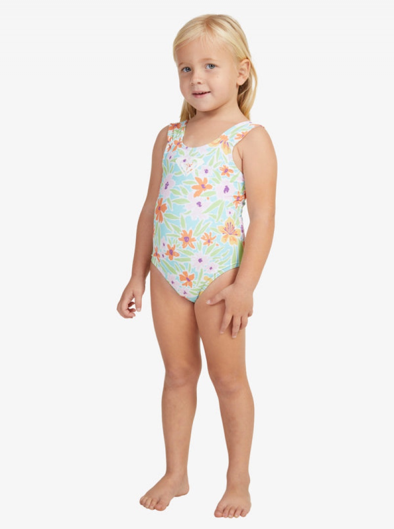 Girls'' Roxy Hawaiian Spirit One-Piece Swimwear | KPWY-08563