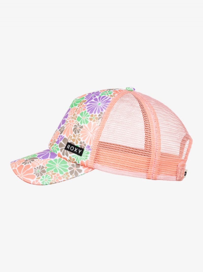 Girls'' Roxy Honey Coconut Trucker Hats | KLBD-24135