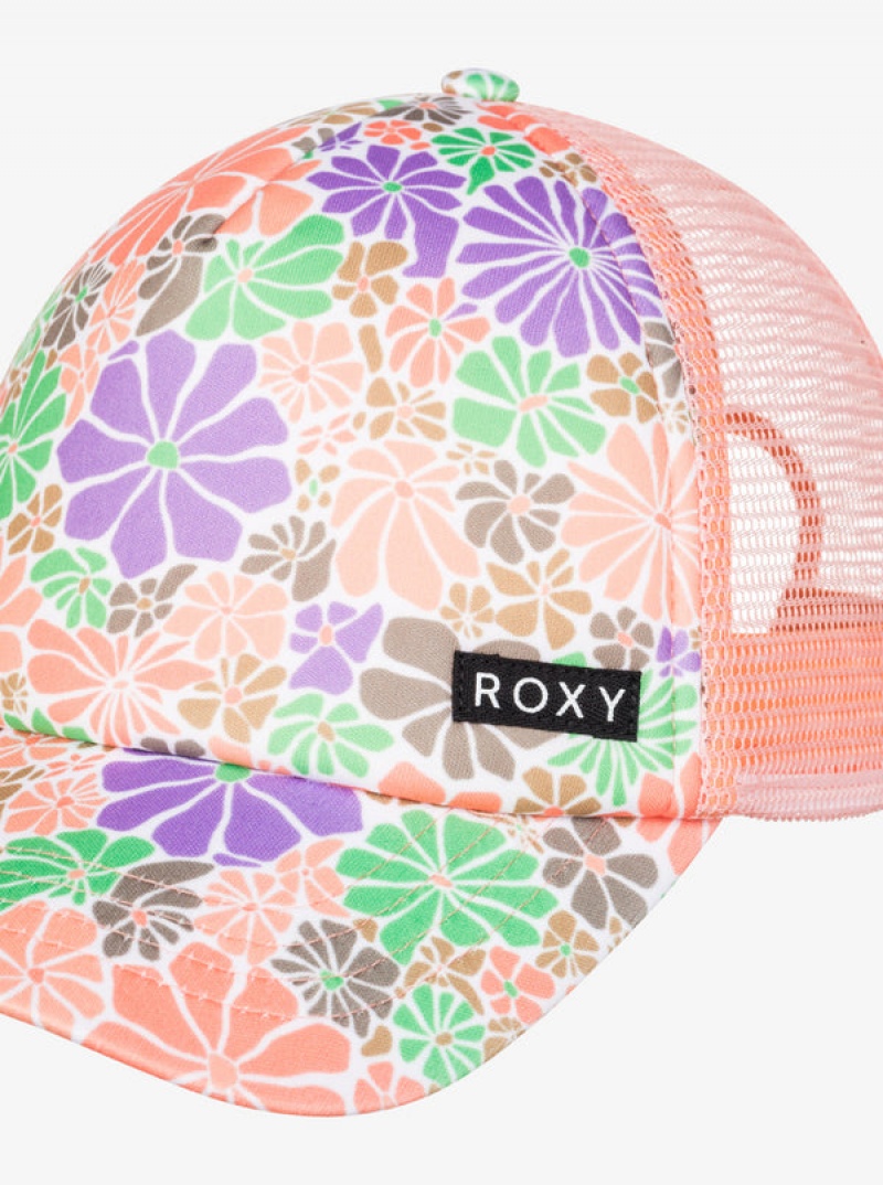 Girls'' Roxy Honey Coconut Trucker Hats | KLBD-24135