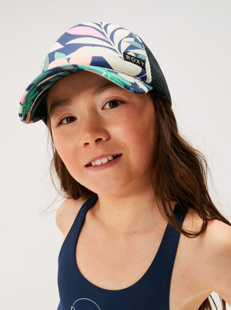 Girls'' Roxy Honey Coconut Trucker Hats | LRWK-52967