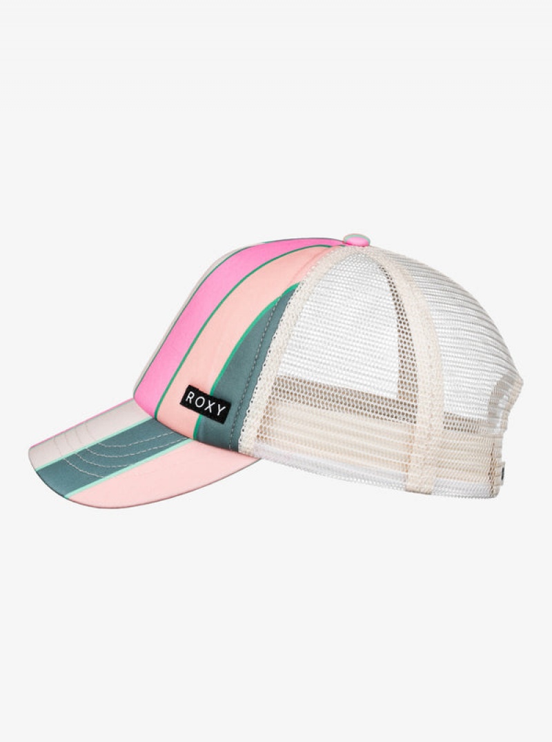 Girls'' Roxy Honey Coconut Trucker Hats | UHNQ-50489