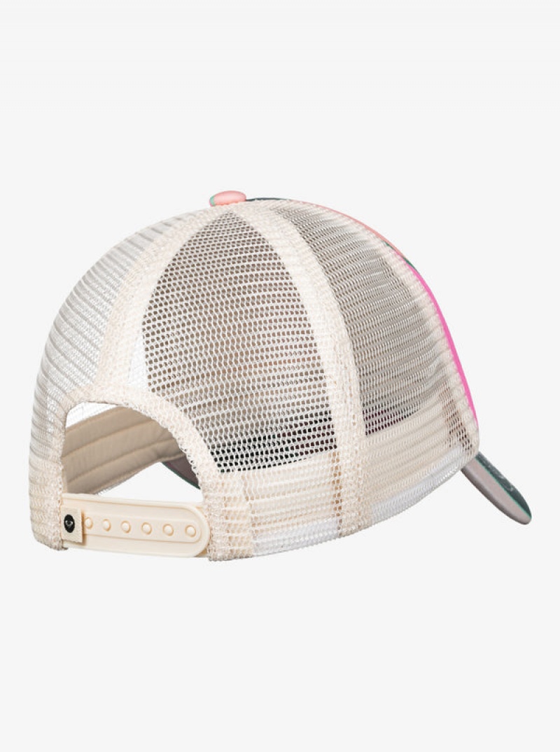 Girls'' Roxy Honey Coconut Trucker Hats | UHNQ-50489