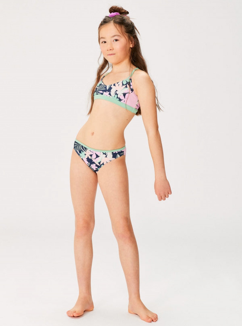 Girls'' Roxy Ilacabo Active Athletic Set Swimwear | CAMV-46923